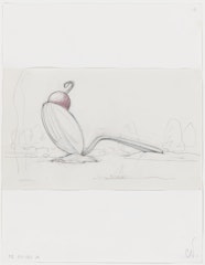 untitled study for the sculpture Spoonbridge and Cherry