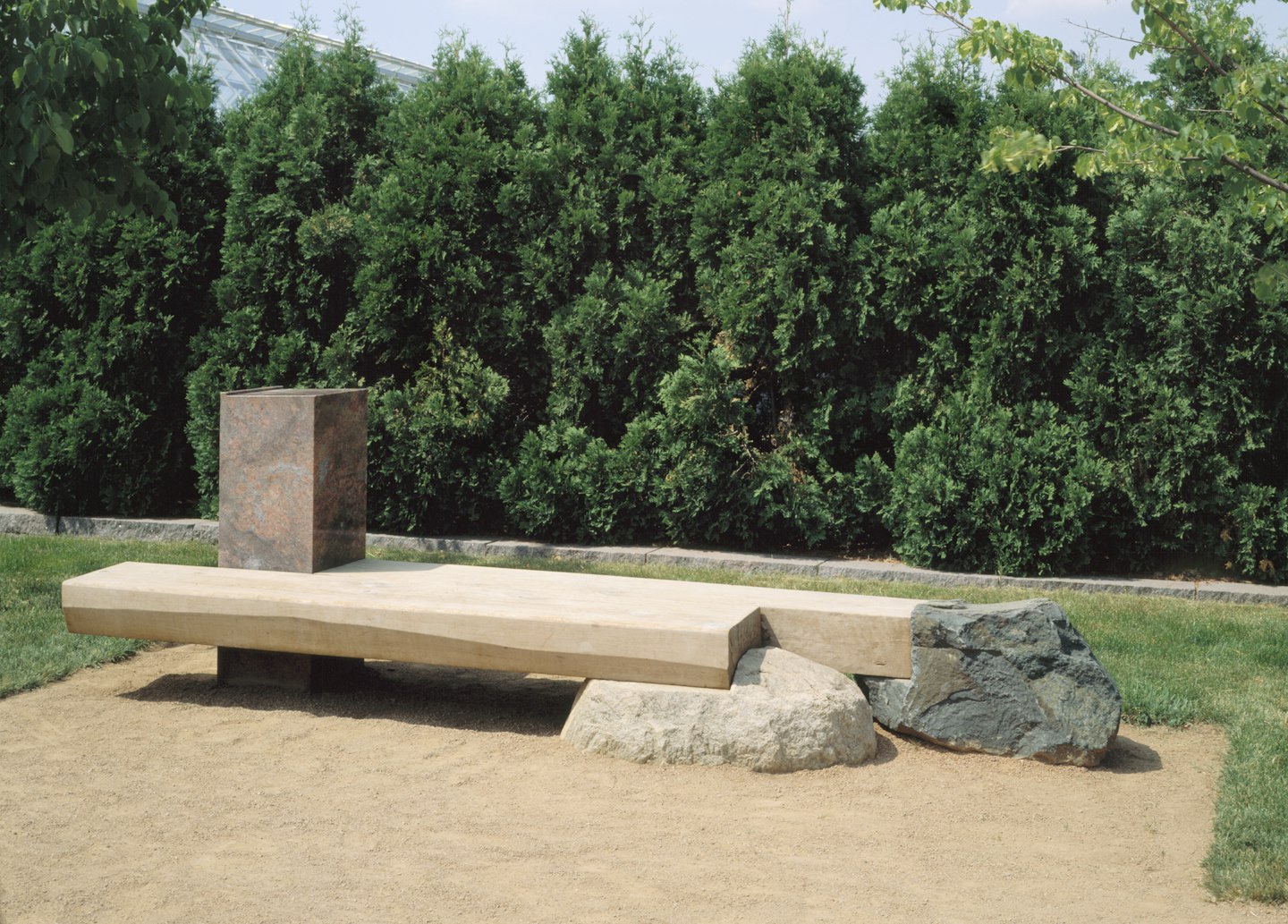 garden view in summer, ca 1992