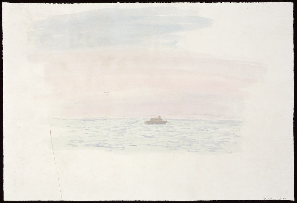 untitled water study for Gulf Stream