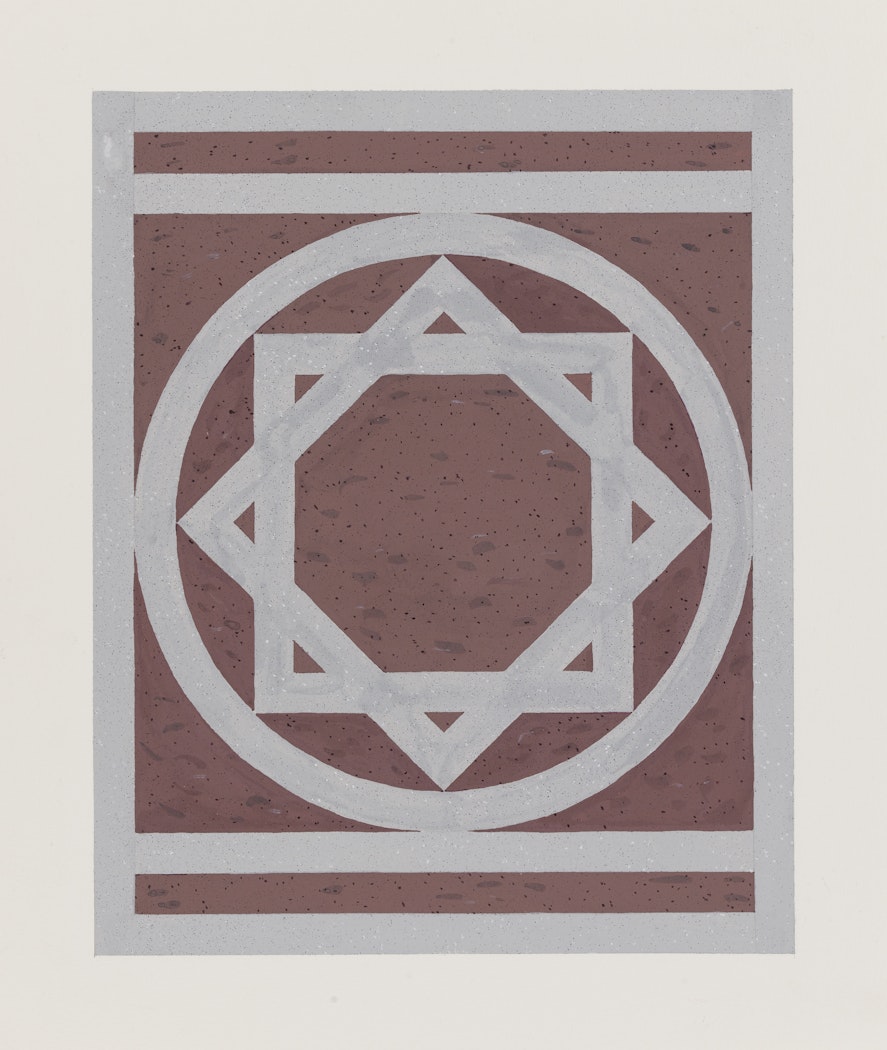 Maquette for crosswalk, Lines in Two Directions, between Walker Art Center and the Minneapolis Sculpture Garden