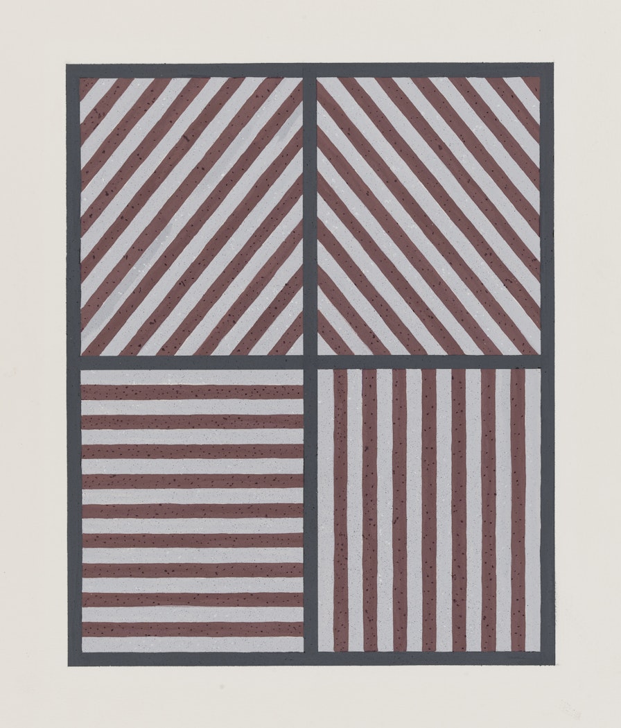 Maquette for crosswalk, Lines in Two Directions, between Walker Art Center and the Minneapolis Sculpture Garden