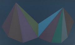 Two Asymmetrical Pyramids