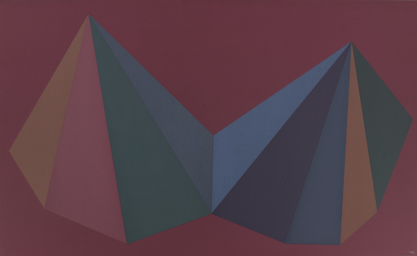 Two Asymmetrical Pyramids