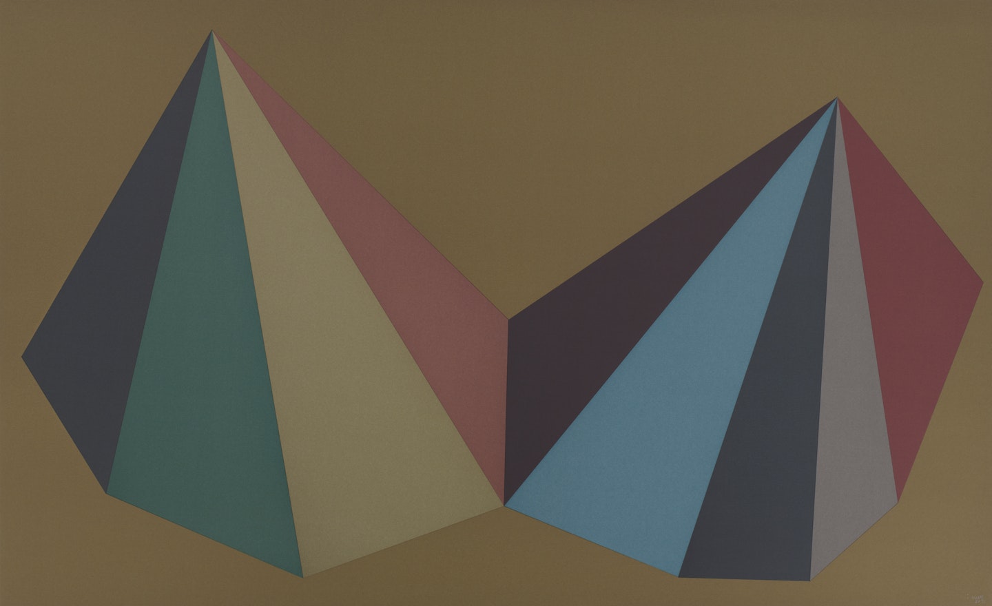 Two Asymmetrical Pyramids