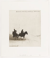 Butterfly mornings, Wildflower Afternoons from the suite "FIVE NEW ETCHINGS"