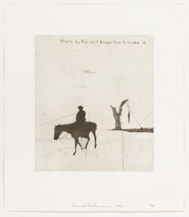 That's as Fair as I know how to make it from the suite "FIVE NEW ETCHINGS"