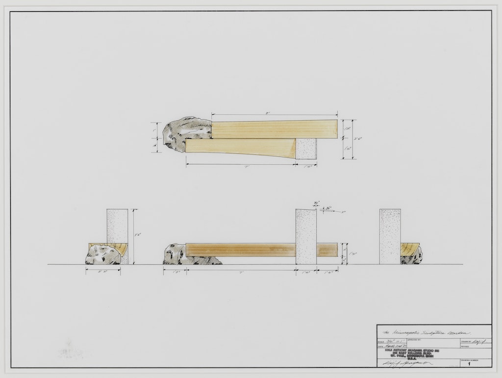 Study for Garden Seating, Reading, Thinking (1)