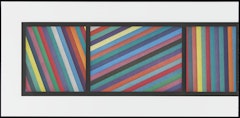 Bands of Color in Different Directions (Diptych)