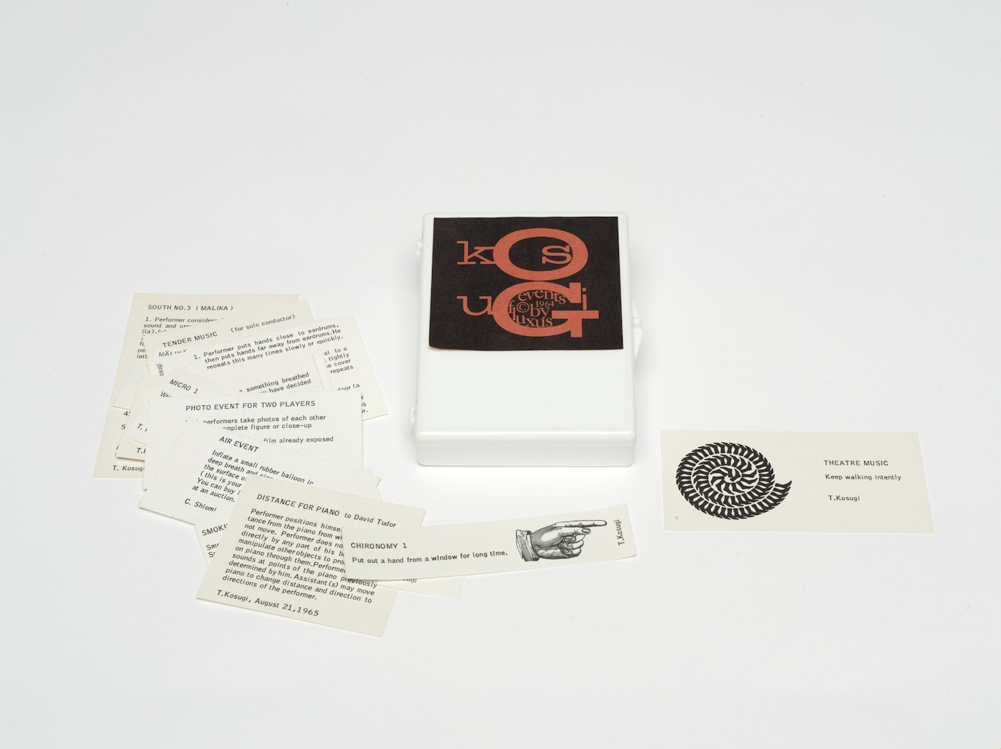 Case and event cards