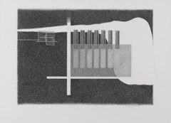 Conceptual Drawing for the Living Space from the exhibition Tokyo:  Form and Spirit