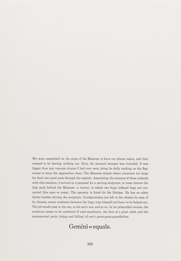 Text, Page XIII from Notes Portfolio