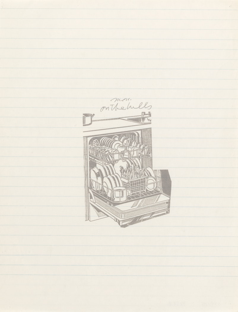 Image of a Dishwasher: Working Document related to Notes