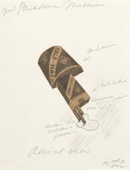 New Pasadena Museum - Study for Notes