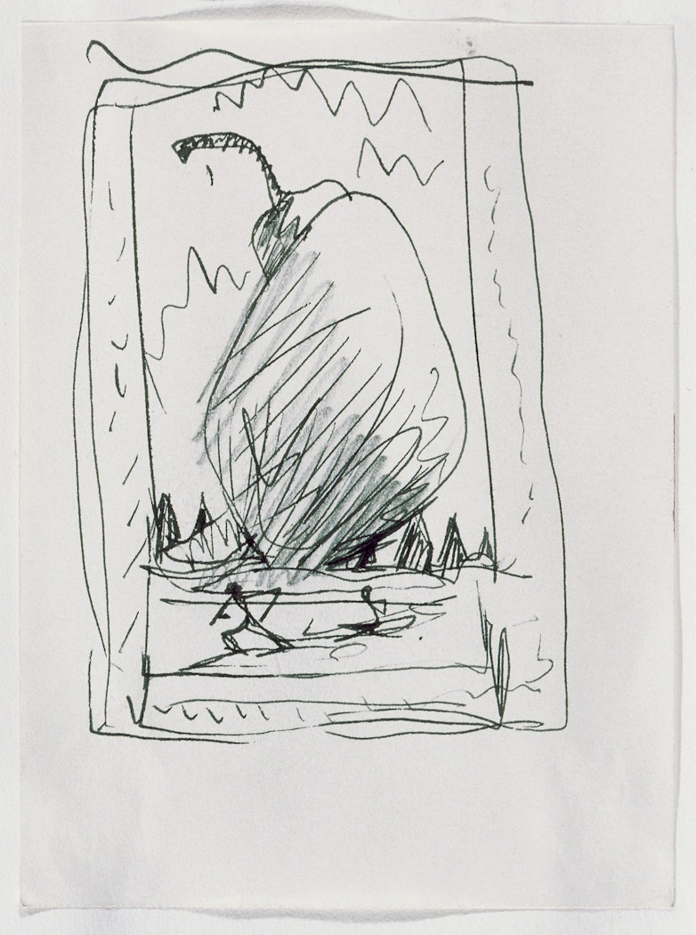 untitled study for the sculpture Spoonbridge and Cherry