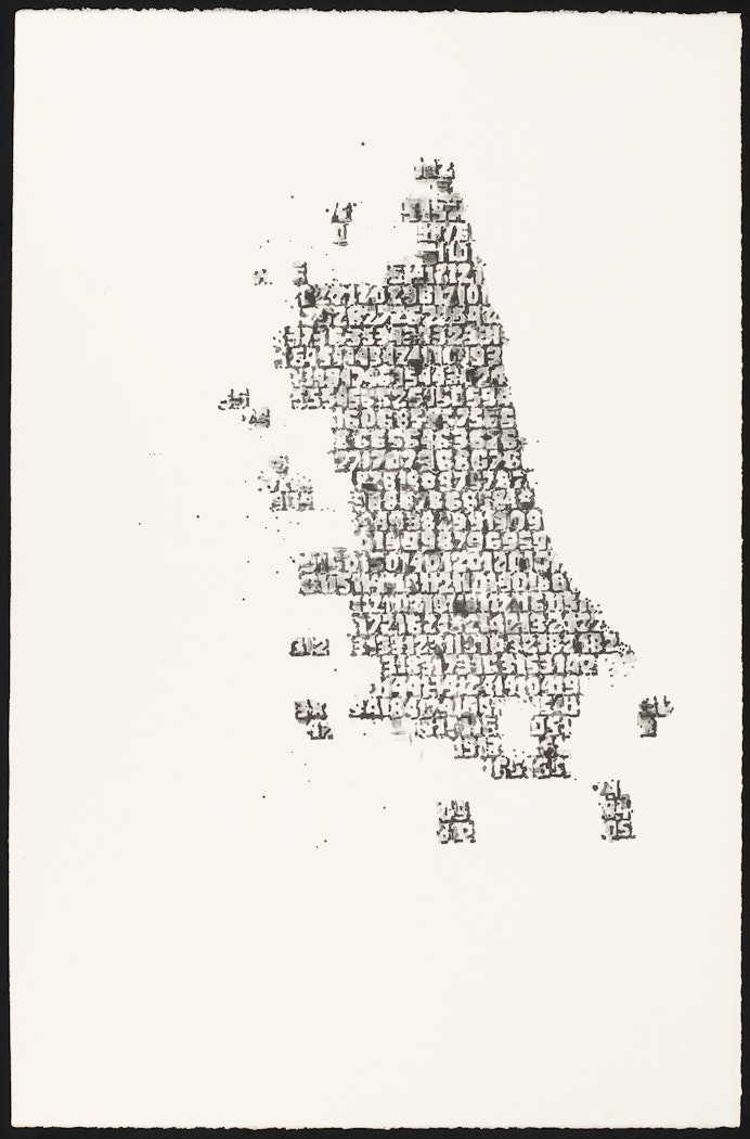 Chicago Stuffed with Numbers, Printing Element #1(black)