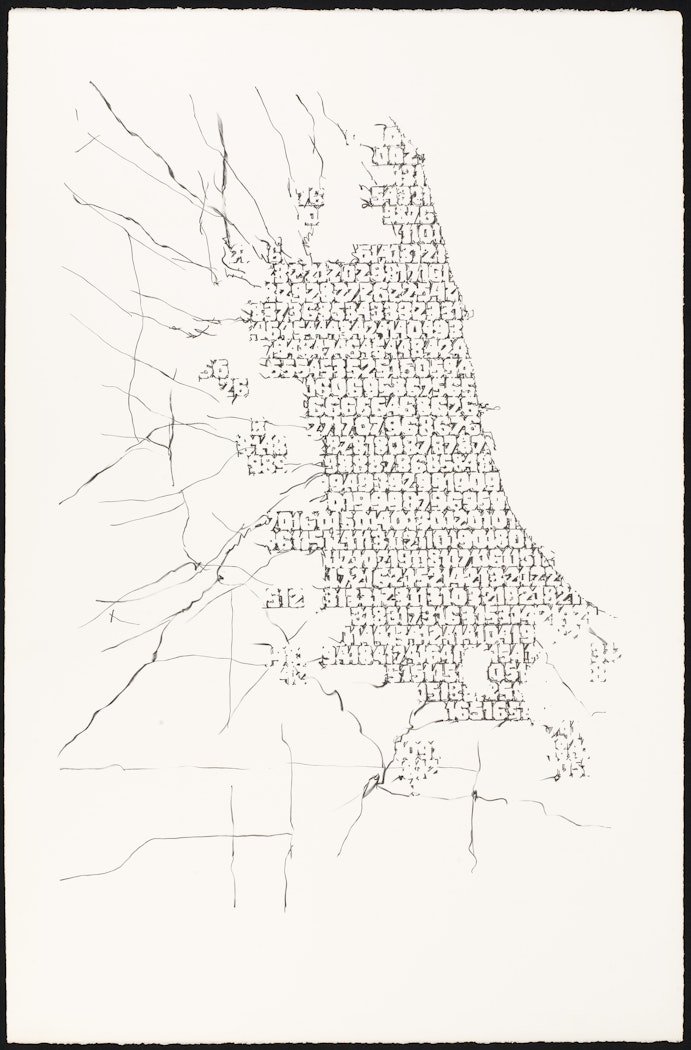 Chicago Stuffed with Numbers, Printing Element #2 (black)