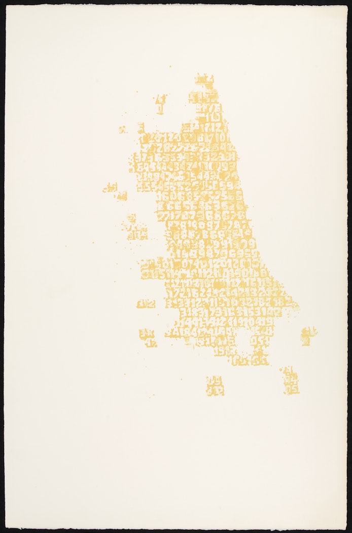 Chicago Stuffed with Numbers, Printing Element #8