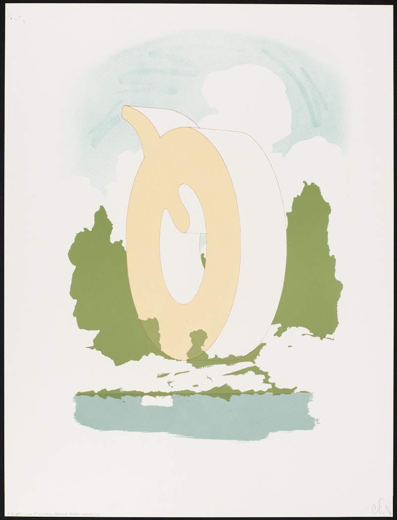 The Letter Q as Beach House with Sailboat