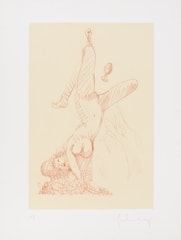 Woman Hanging in Imitation of the Soft Fan