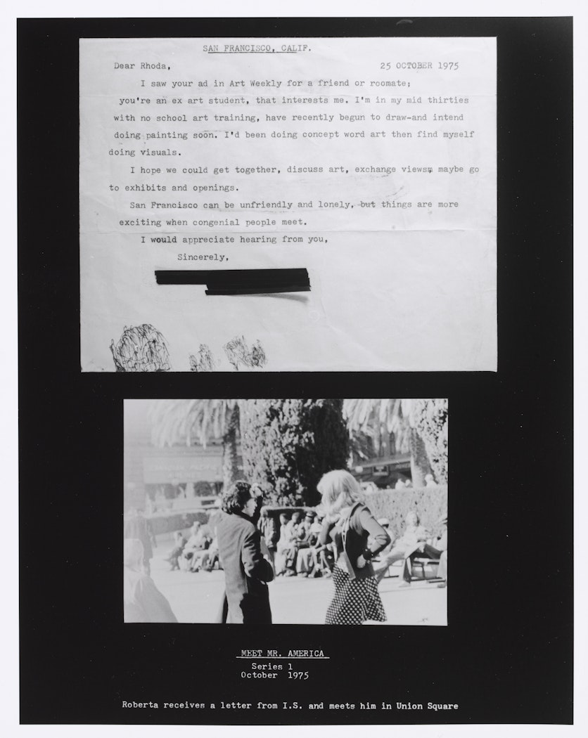 untitled from Adventure Series: Meet Mr. America from Roberta       [response and meeting] 