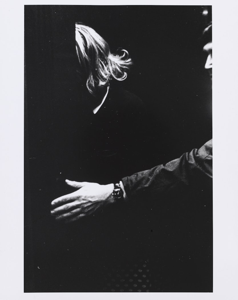 untitled from Adventure Series: Meet Mr. America from Roberta       [Roberta in an elevator] 