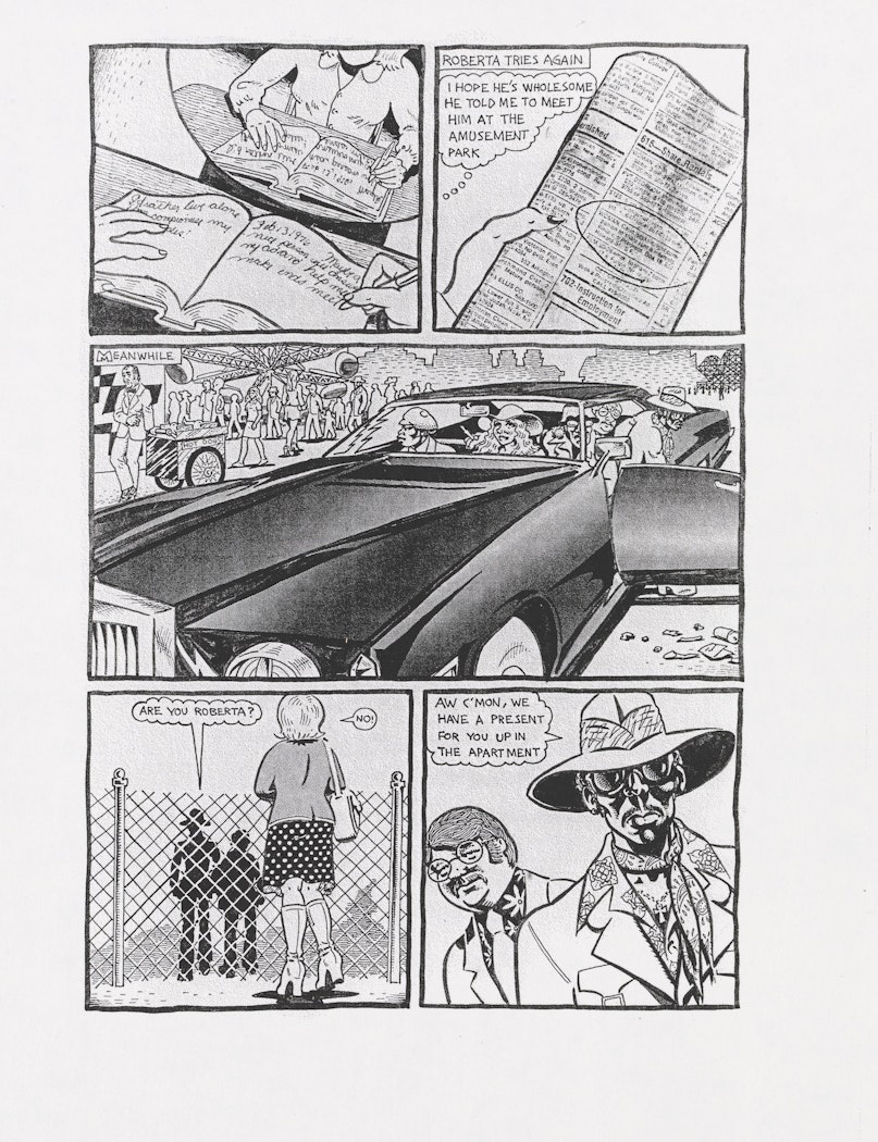 untitled from Roberta Comix  from Roberta        [Roberta Breitmore (an alchemical portrait) started in 1975)