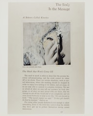 untitled from Roberta's Internal Transformations: Language from Roberta        [the mask that won't come off]