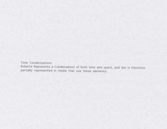 title page from Time Condensations from Roberta       