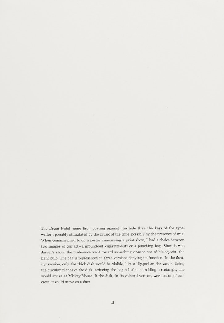 Text, Page II from Notes Portfolio