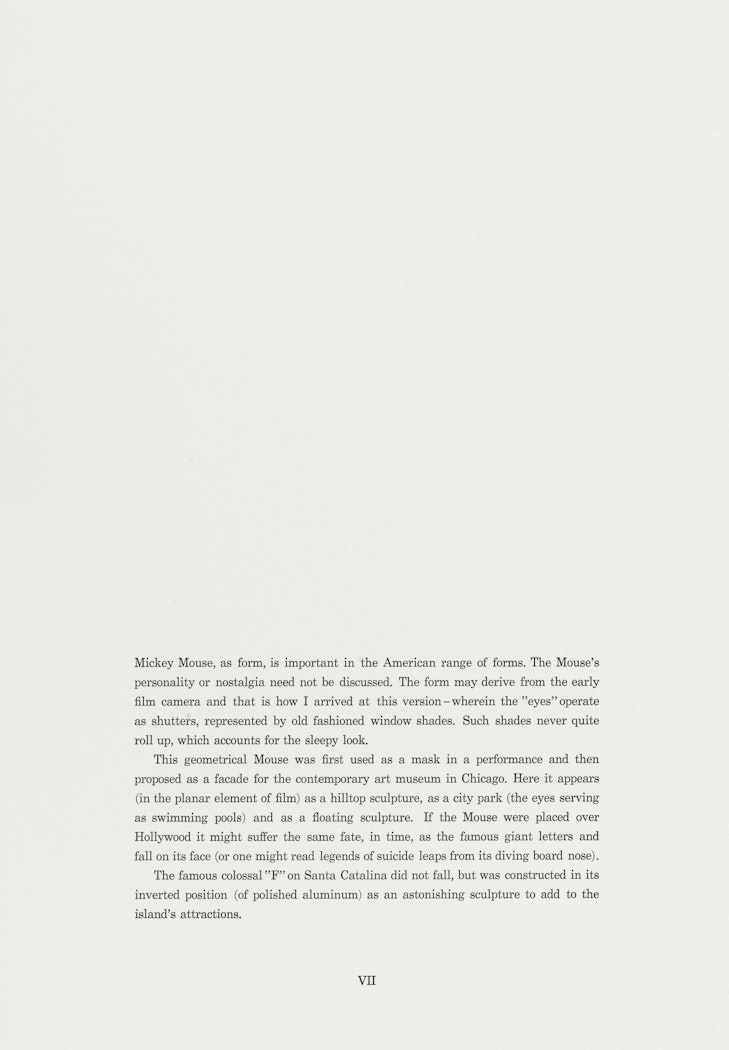 Text, Page VII from Notes Portfolio