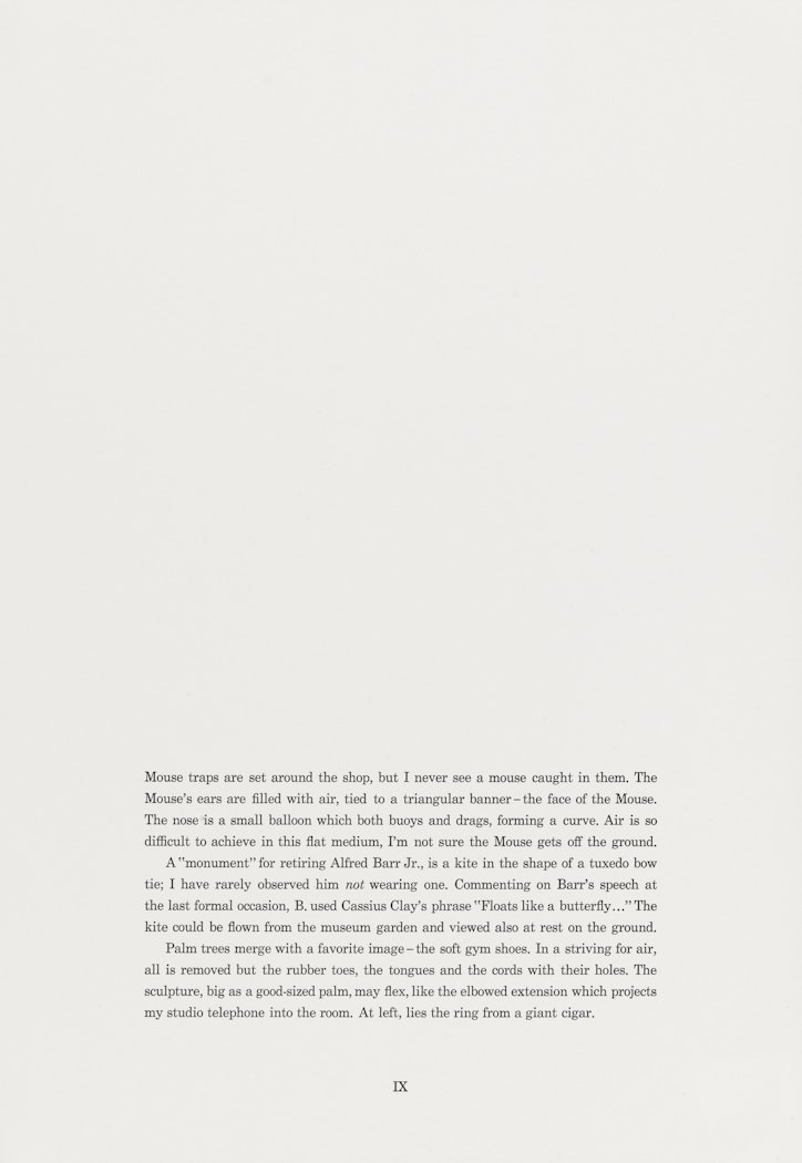 Text, Page IX from Notes Portfolio