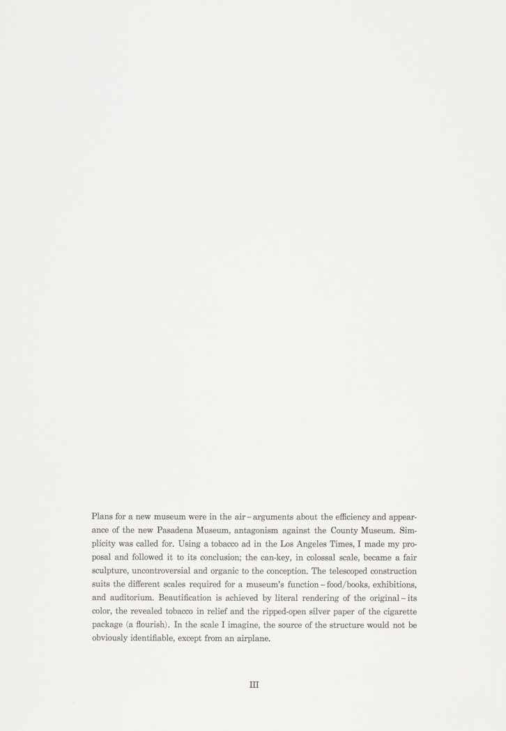 Text, Page III from Notes Portfolio
