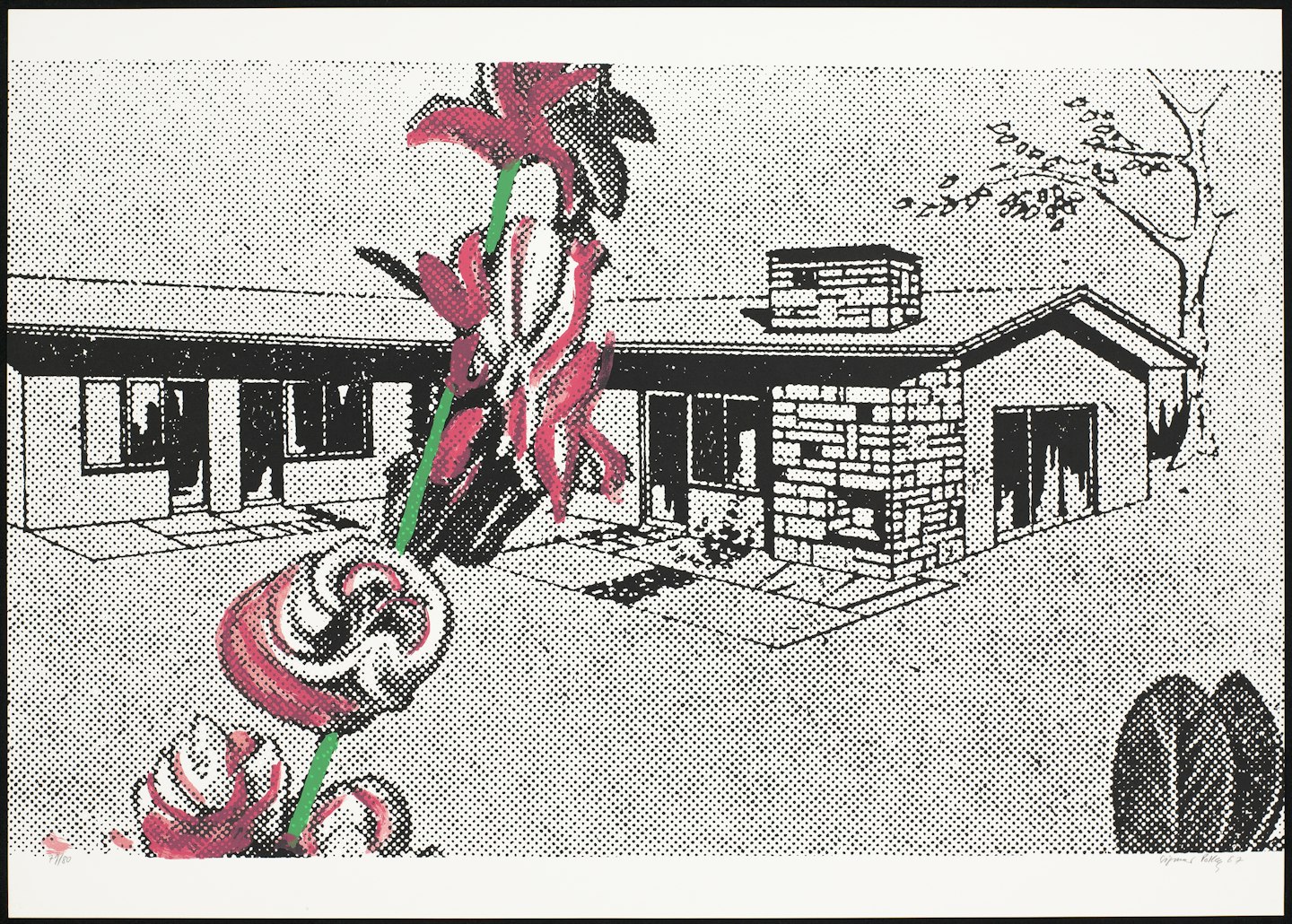 Wochendhaus (Weekend House) from Grafik des Kapitalistischen Realismus (Graphics of Capitalist Realism) portfolio