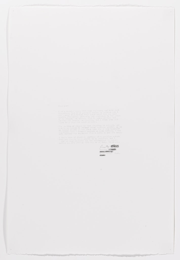 Wall of Letters: Necessary Reminders from the Past for a Future of Choice #7