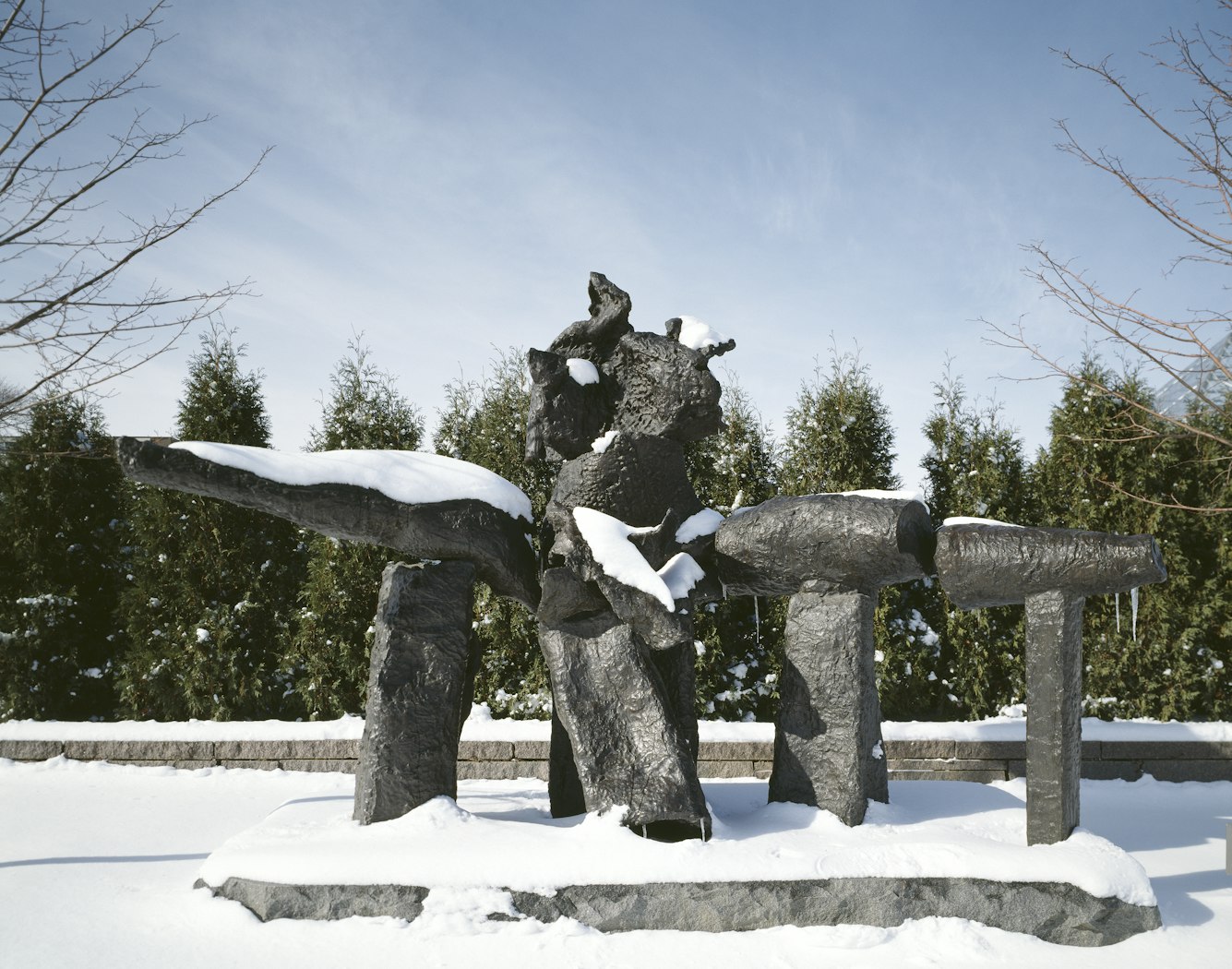 Minneapolis Sculpture Garden in winter