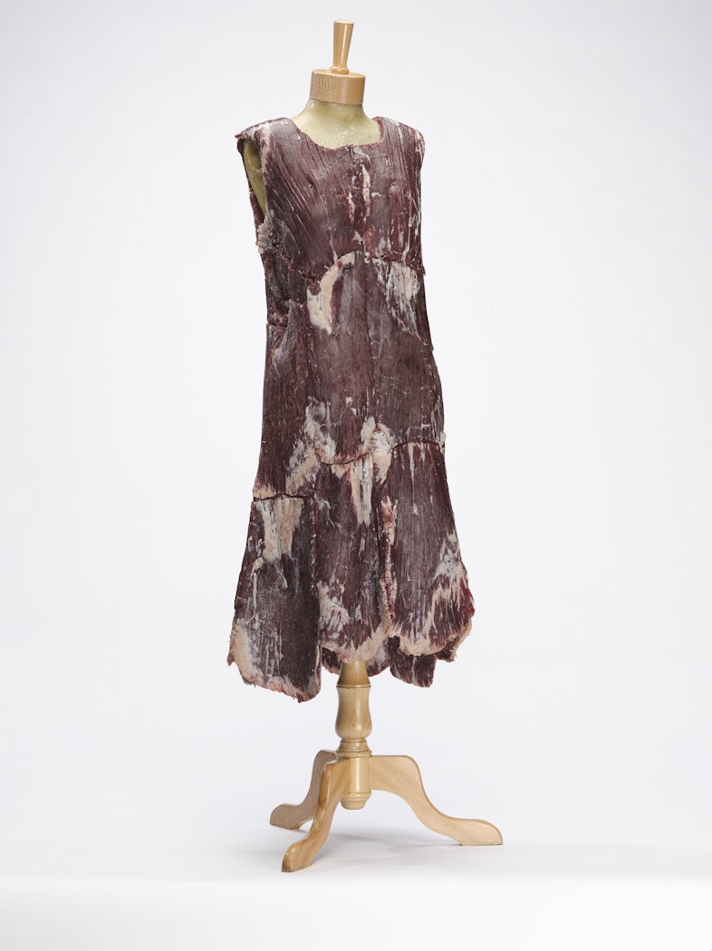 Freshly-sewn garment from 2011 for the exhibition Midnight Party