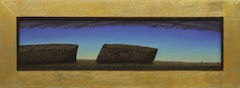 Two Gray Stones in Twilight; (A Fisherman's Good Luck)