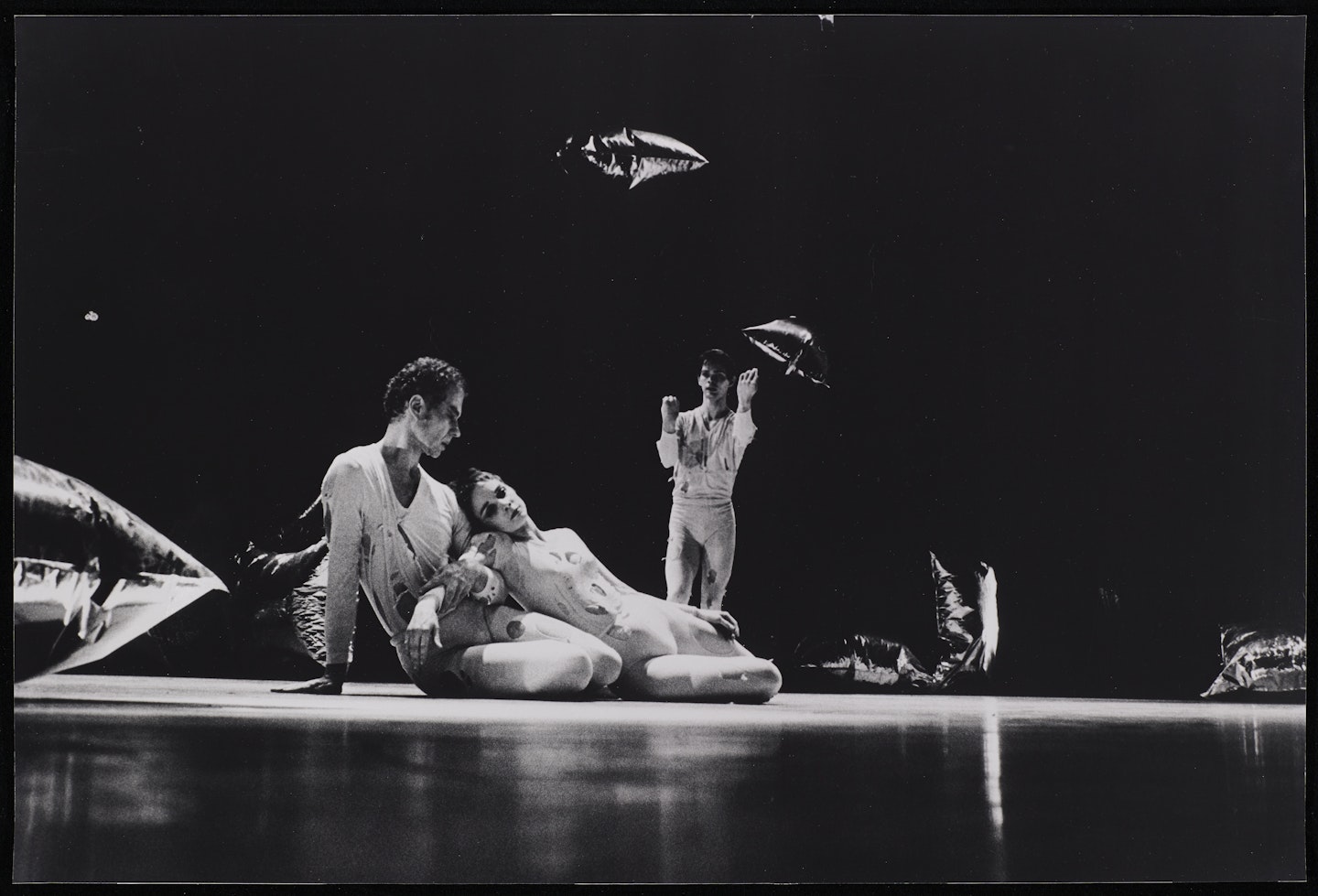 Merce Cunningham, Barbara Dilley, and Albert Reid in RainForest