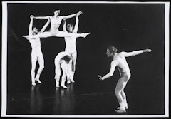 Chris Komar, Karole Armitage, Louise Burns, Rob Remley, and Merce Cunningham in Sounddance