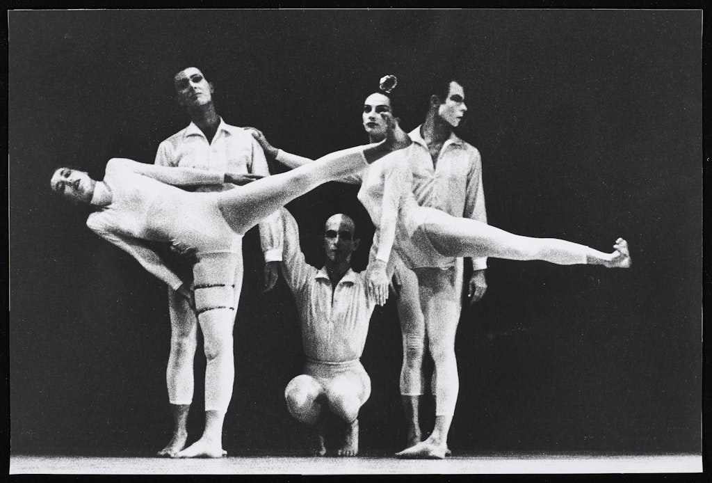 Viola Farber, Remy Charlip, Carolyn Brown and Merce Cunningham in Nocturnes