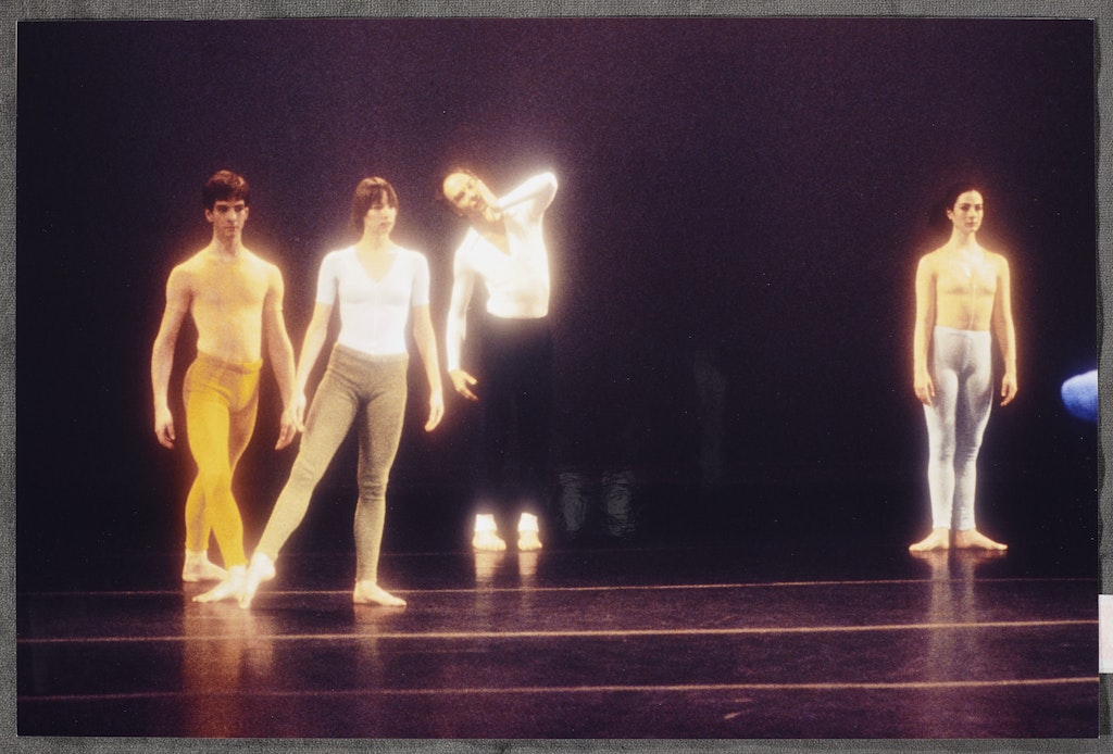 Merce Cunningham, Jim Self, Karole Armitage and  Lise Friedman in Changing Steps