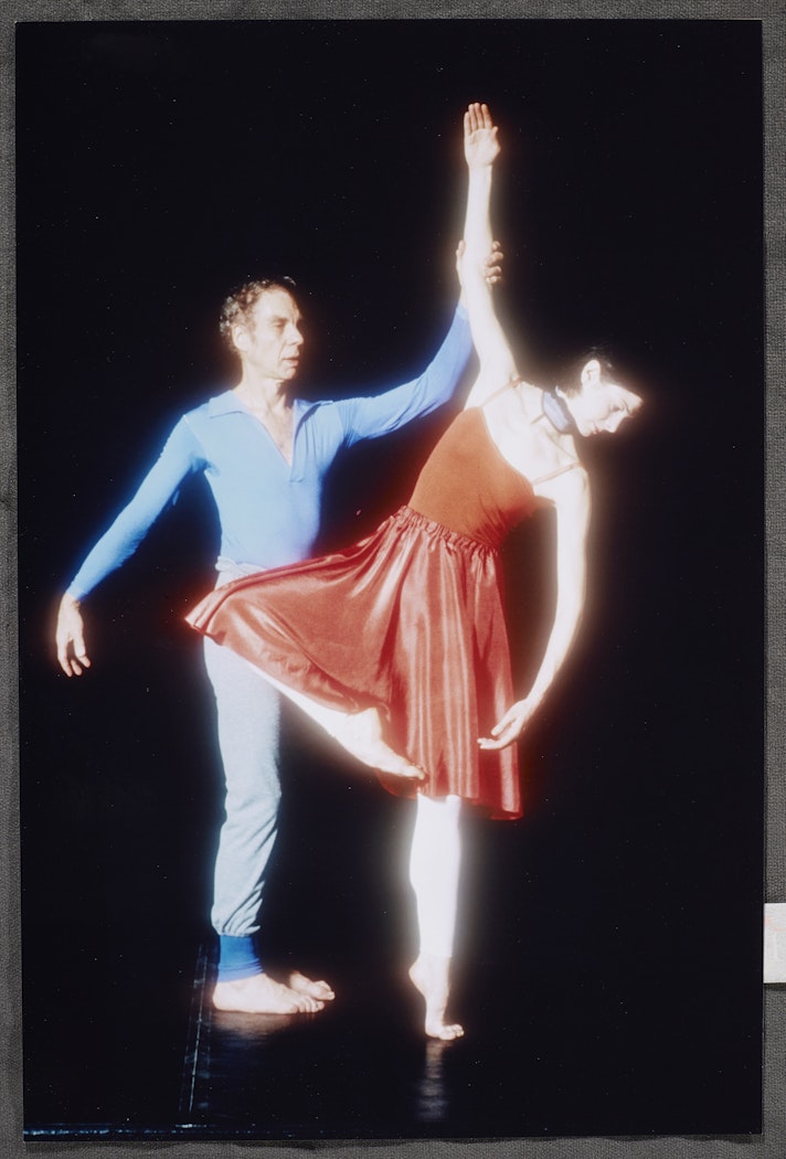 Merce Cunningham and Catherine Kerr in Duets