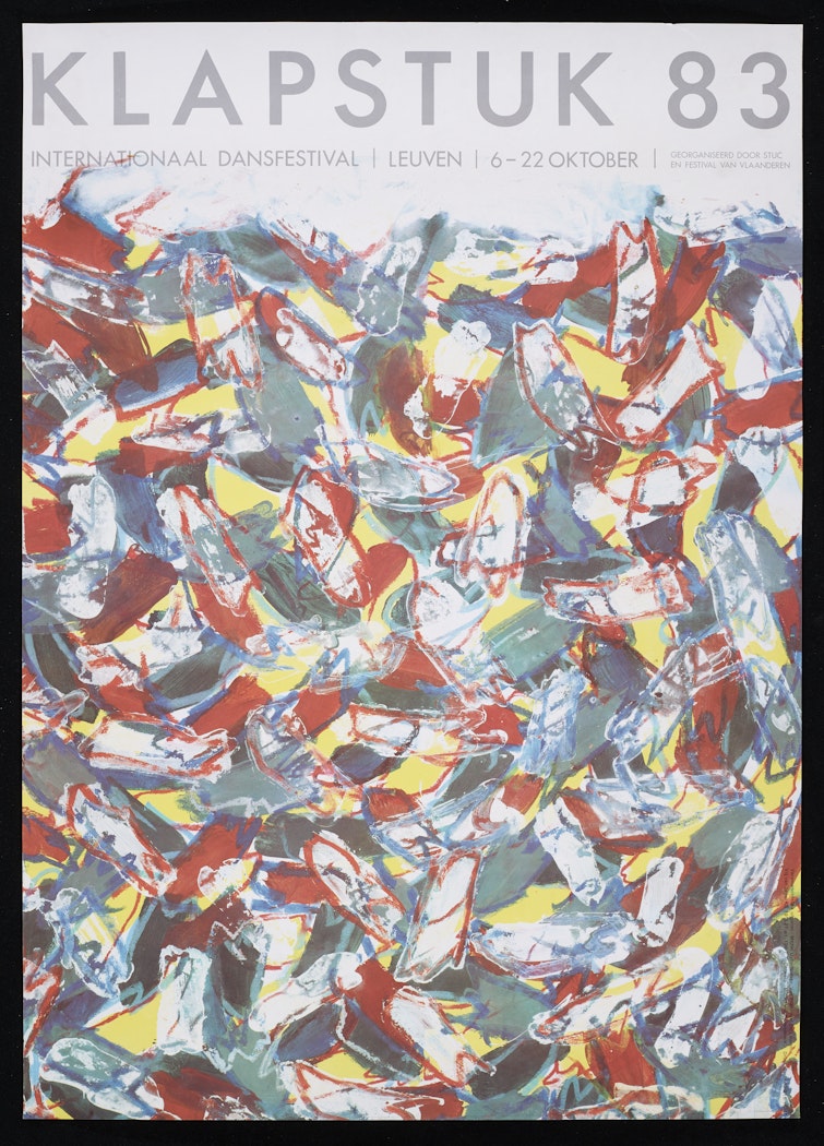 poster for KLAPSTUK 83: International Dansfestival Leuren October 6-22, 1983