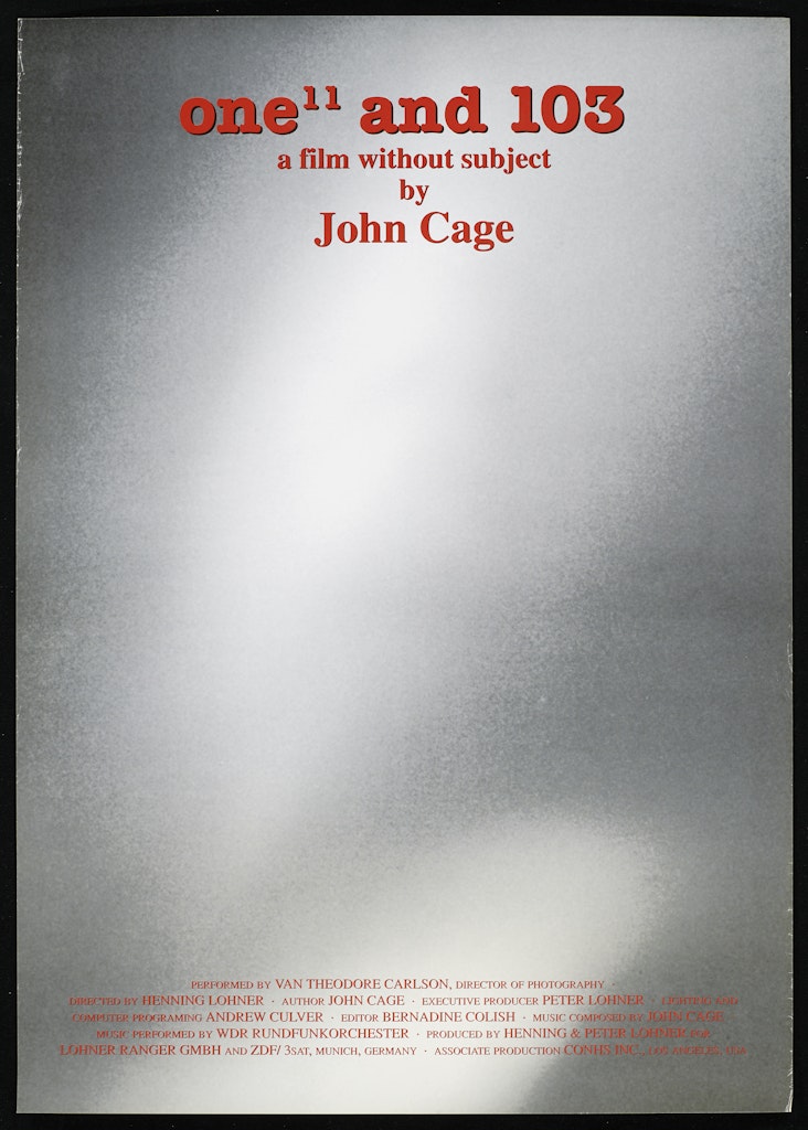 poster for One