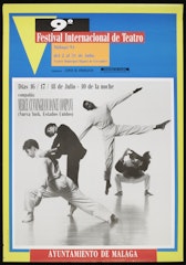 poster for 9° Festival Internacional de Teatro : Ayuntamiento de Malaga