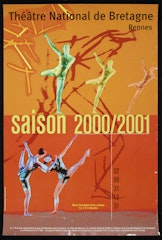 poster for Théatre National de Bretagne Rennes Saison 2000/ 2001