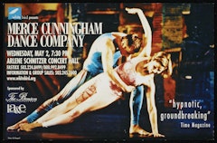 poster for Merce Cunningham Dance Company: Arlene Schnitzer Concert Hall,  May 2, 1972