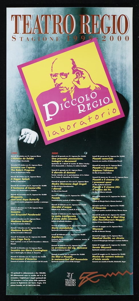 poster for Teatro Regio Stagione 1999-2000