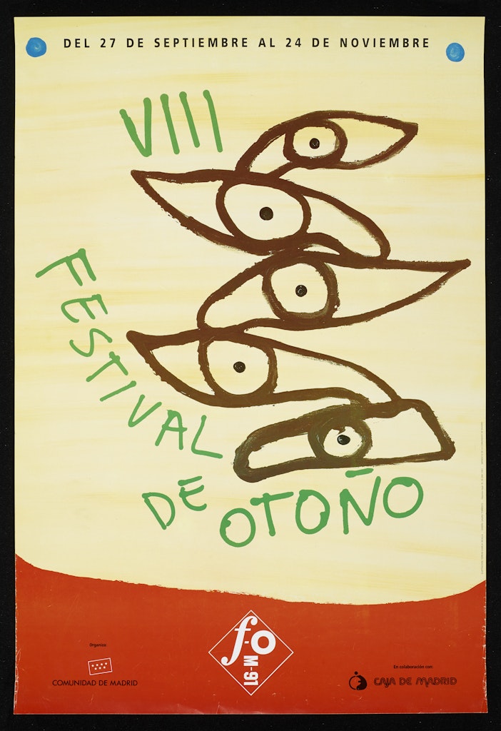 poster for VIII Festival de Otoño del September 27 - November 24, 1991