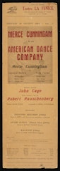 poster for Teatro la Fenice: Merce Cunningham Dance Company e la sua Giovedi